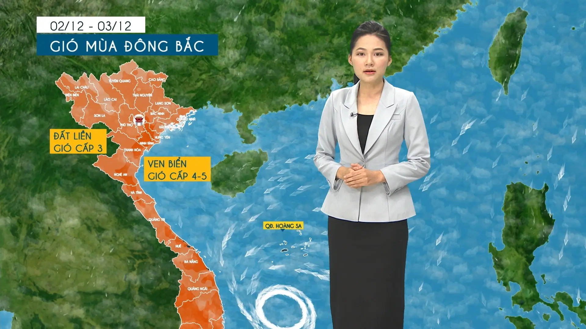 Dự báo thời tiết tối | 02/12/2025